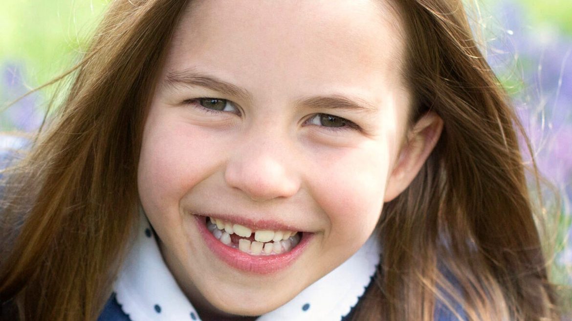 Princess Charlotte Adorably Poses With The Family Dog For 7th Princess Charlotte Adorably Poses With The Family Dog For 7th Birthday Photos